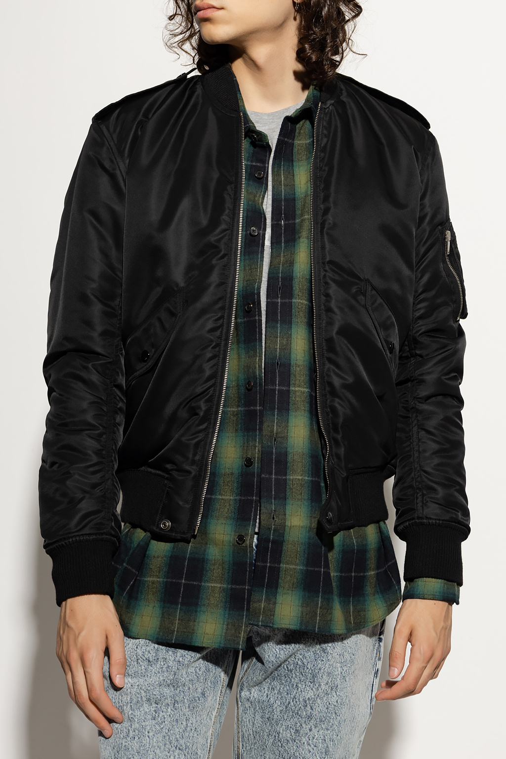 Saint laurent bomber hot sale jacket mens